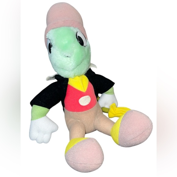 Vintage 1980s Disney Store Exclusive Original Jiminy Cricket Plush Stuffed Toy - Picture 1 of 14